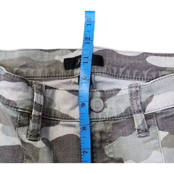 J Crew Pants Women's 28T Green Camo Green Straight Cargo Cropped - Picture 8 of 9